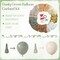 173Pcs Dusty Green Nude Balloon Arch Garland Kit, Blush Cream White Sand Avocado Green Brown Gold Confetti Balloons for Neutral Baby Shower Gender Reveal Decorations
